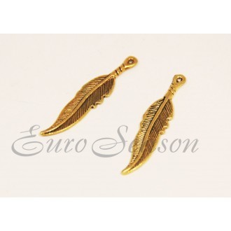 Подвеска мет.№271 10х36мм цв.Gold (цена за 1шт)